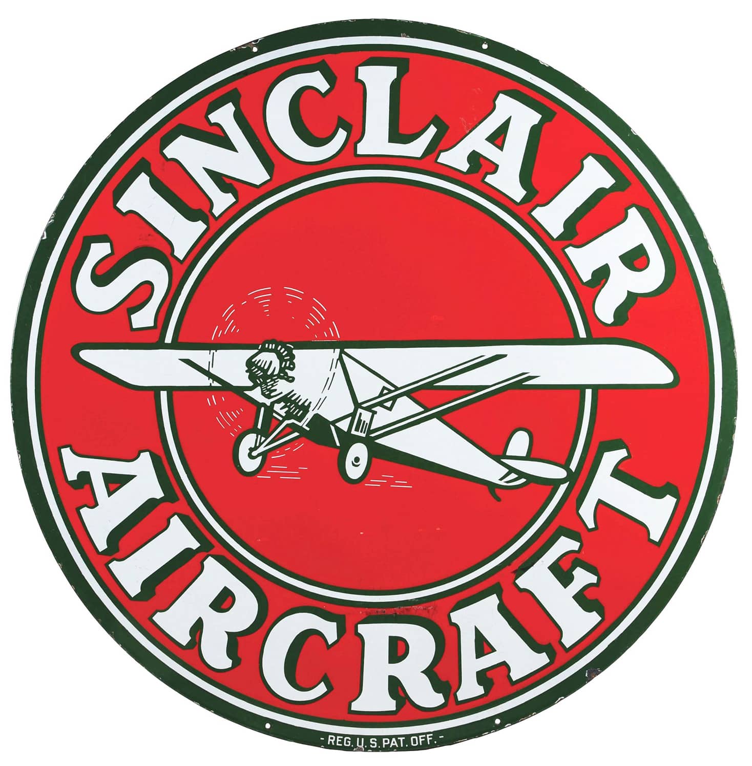Sinclair Aircraft sign, $62,400, Morphy Auctions