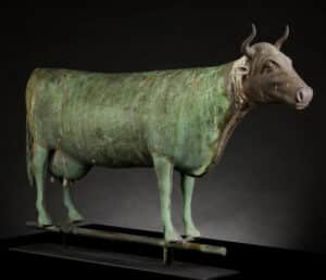 Dairy cow weathervane