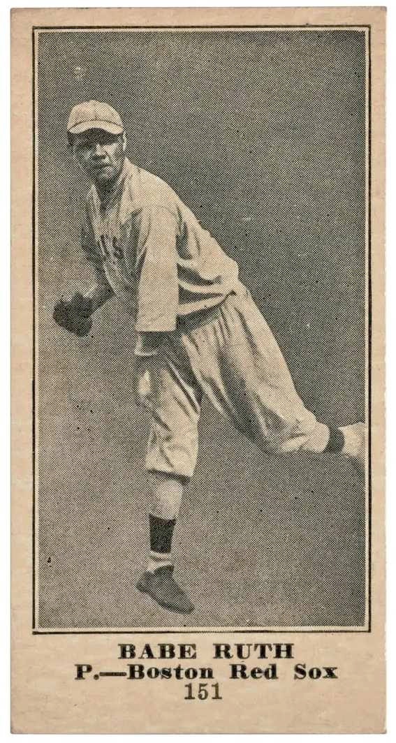 Babe Ruth rookie card