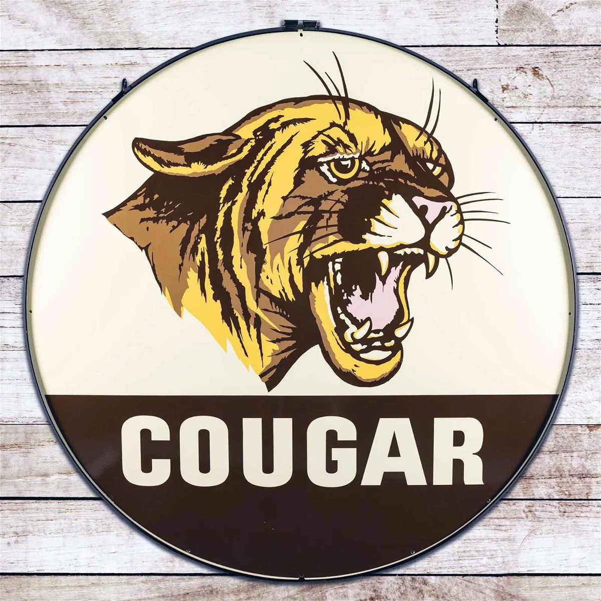 Cougar Gasoline sign