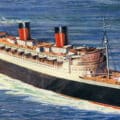Title image: Painting of the Queen Elizabeth I. In late 1968, Queen Elizabeth was sold to the Elizabeth Corporation, with 15% of the company controlled by a group of Philadelphia businessmen and 85% retained by Cunard. She arrived in Port Everglades, FL on 8 December 1968 and opened to tourists in February 1969, well before Queen Mary, which opened two years later, in 1971. The climate of southern Florida was much harder on the ship, and Queen Elizabeth’s retirement in Florida was not to last. The ship was forced to close in August 1970, after losing money and being declared a fire hazard.