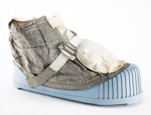 An Apollo lunar boot overshoe,