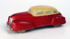 Sun Rubber Co. Dodge sedan. Where are the wheels?