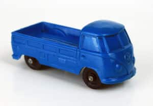 The Tomte VW pickup features the iconic Volkswagen badge below the windshield.
