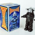 Robby the Robot windup from the movie Forbidden Planet and its killer box.