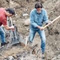 The Lagina Brothers at work on Oak Island.