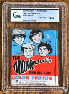 Monkees bubblegum pack selling for 249. on eBay