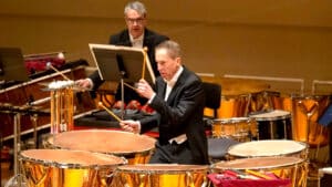 Principal timpani David Herbert makes his Chicago Symphony Orchestra solo debut performing Kraft’s “Timpani Concerto No. 1.”