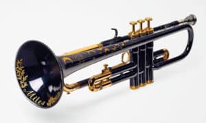 The “Miles Style” Martin Committee trumpet, a Model T3460 made around 1980, owned and played by the legendary jazz musician Miles Davis was sold at auction for $275,000.