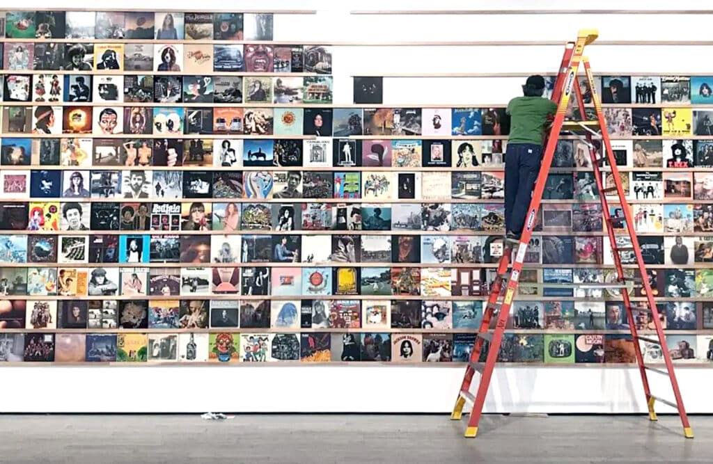 Vinyl Collection Wall Display