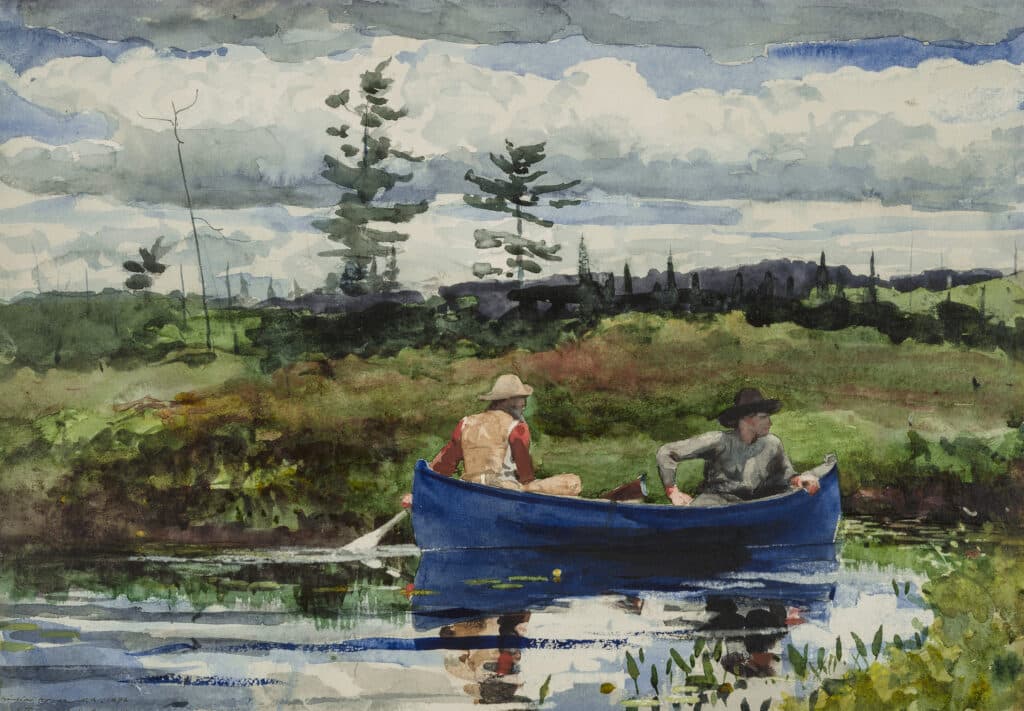 1. The Blue Boat , 1892 Winslow Homer (American, 1836 – 1910) Watercolor over graphite pencil on paper * William Sturgis Bigelow Collection * Photograph © Museum of Fine Arts, Boston