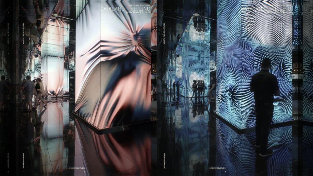 DATALAND Kinetic Data Sculptures.