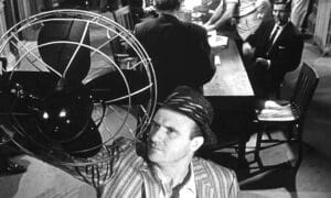 In 12 Angry Men the non-working fan added to the heat in the Jury Room.
