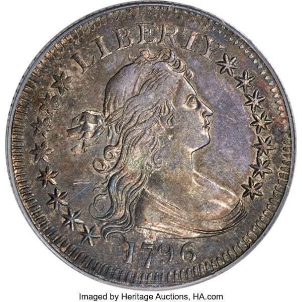 1796 U.S. quarter dollar