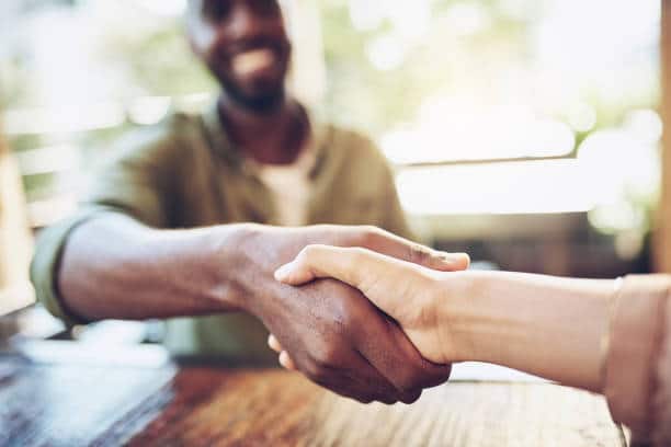 shaking hands