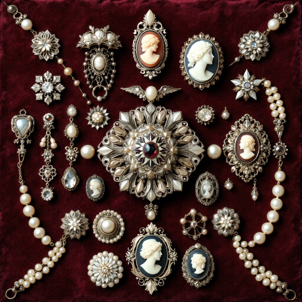 vintage-jewelry-display-stockcake