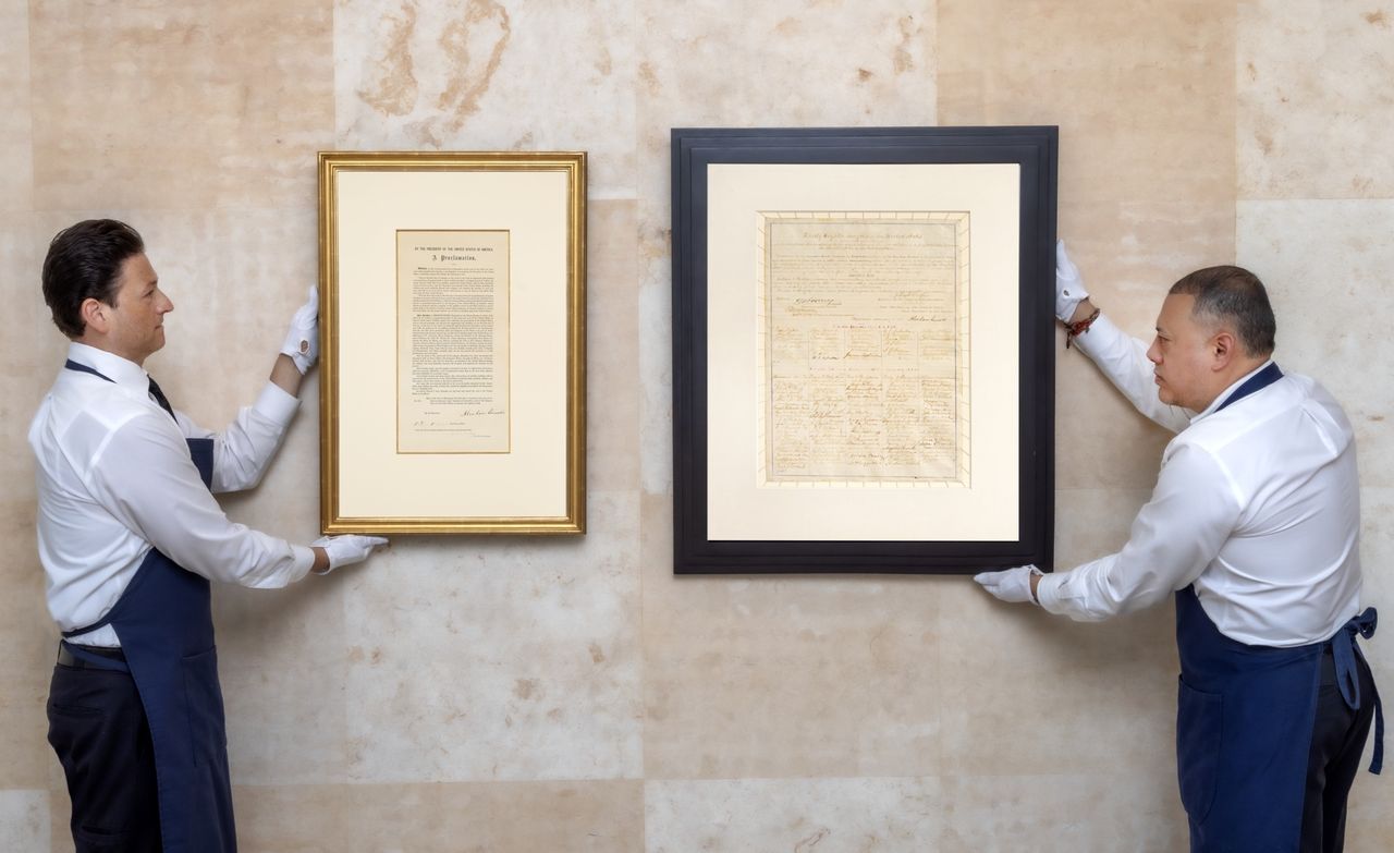 Two Lincoln-signed docs, $18.1 million, Sotheby’s