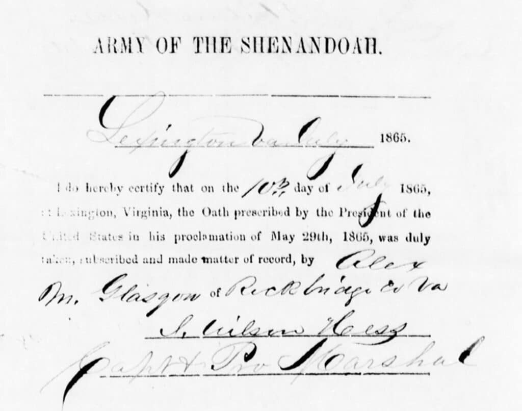 Postwar oath of allegiance