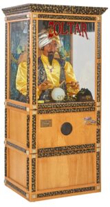 A 20th century coin-operated Zoltar Fortune Teller Machine