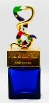 Fabulous Niki de St Phalle 15 ml/.5 oz she nature “Flacon aux Deux Serpents” perfume bottle marked “dummy, ie, store display, never used 3 3/4 inches tall