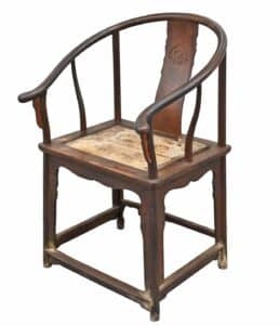 Chinese yoke-back armchair, $42,700, Nadeau’s Auction