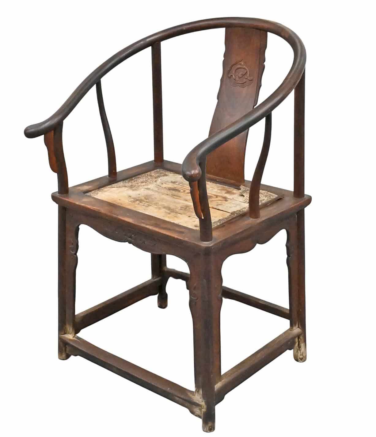 Chinese yoke-back armchair, $42,700, Nadeau’s Auction