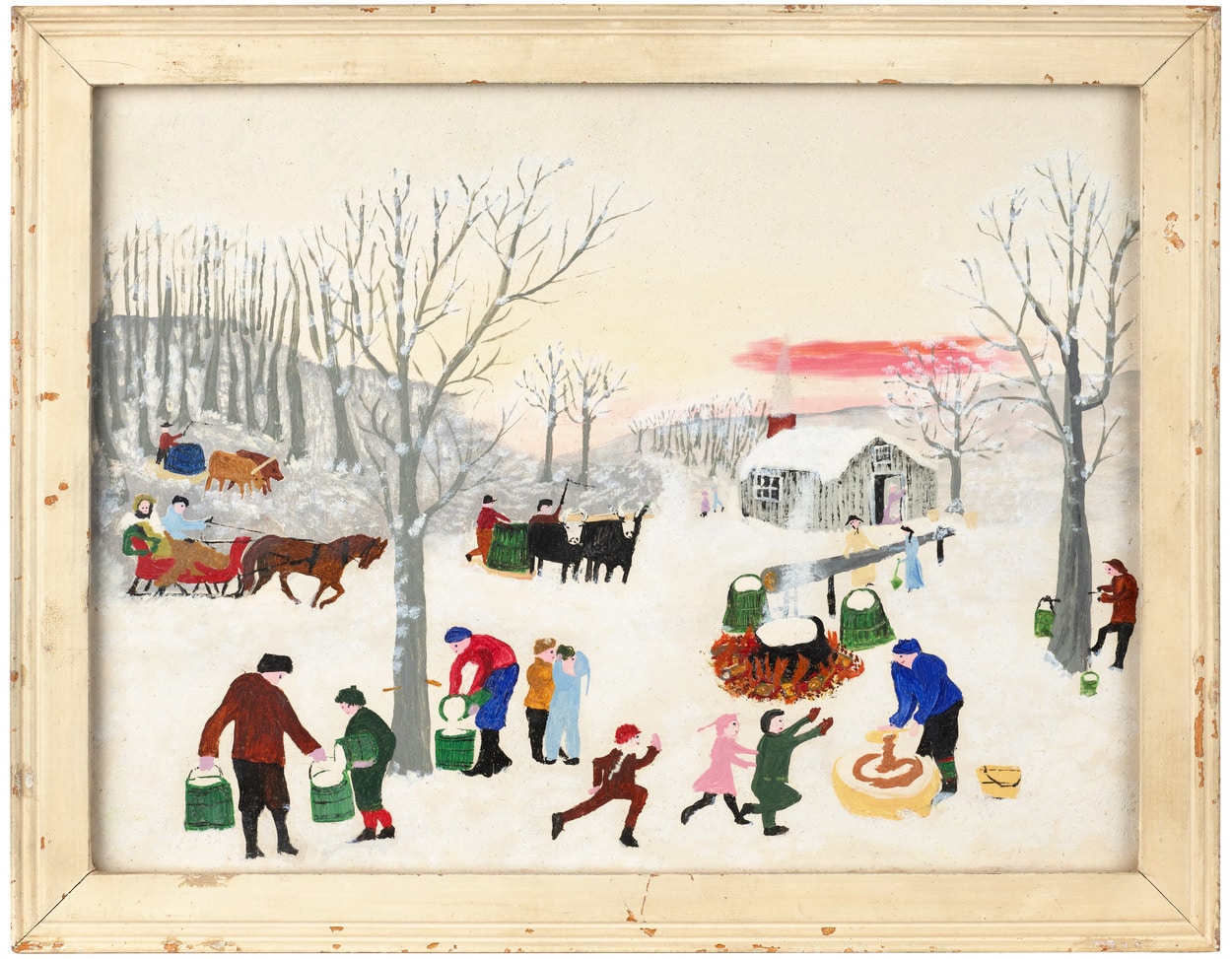 Grandma Moses painting, $68,750, Pook & Pook