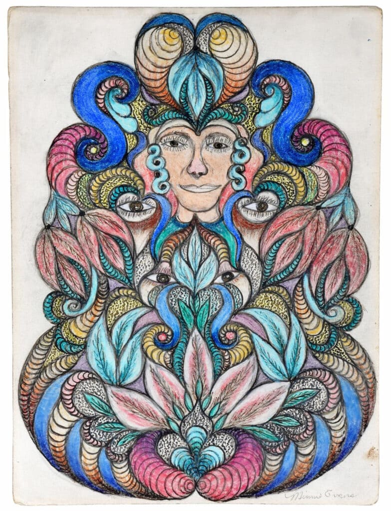 Minnie Evans folk art