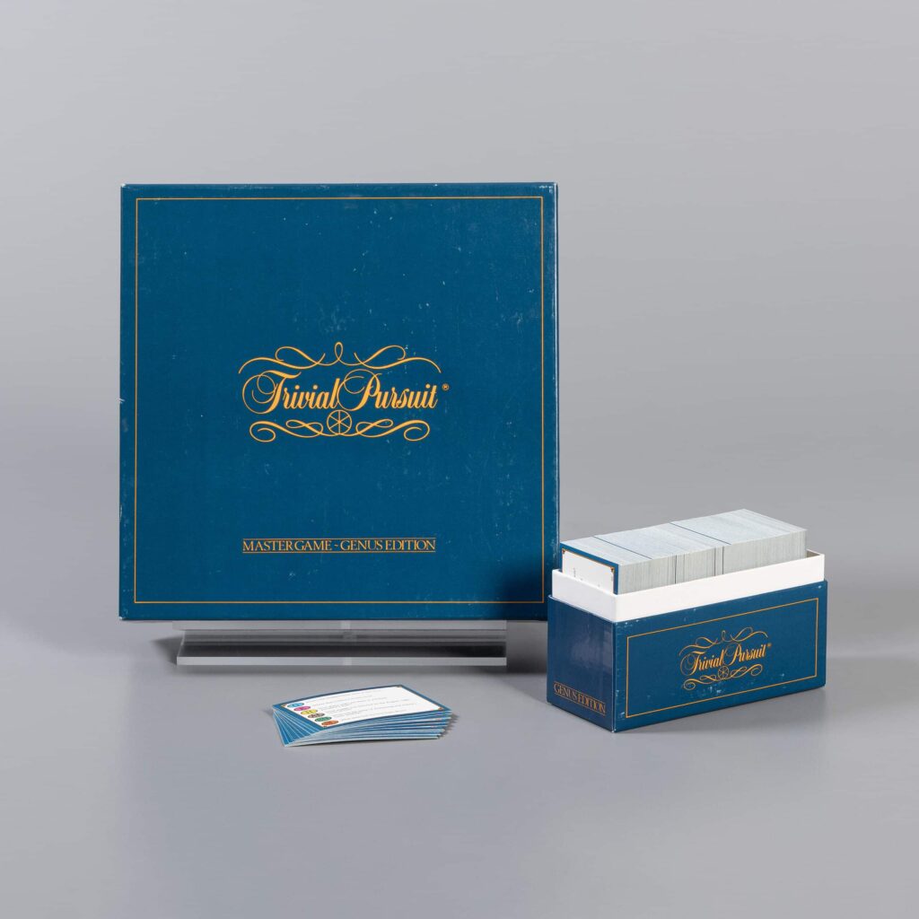 “Trivial Pursuit” has challenged players for more than 40 years. The game was recently one of two inducted into the National Toy Hall of Fame at 
The Strong National Museum of Play.
Courtesy of The Strong, Rochester, New York