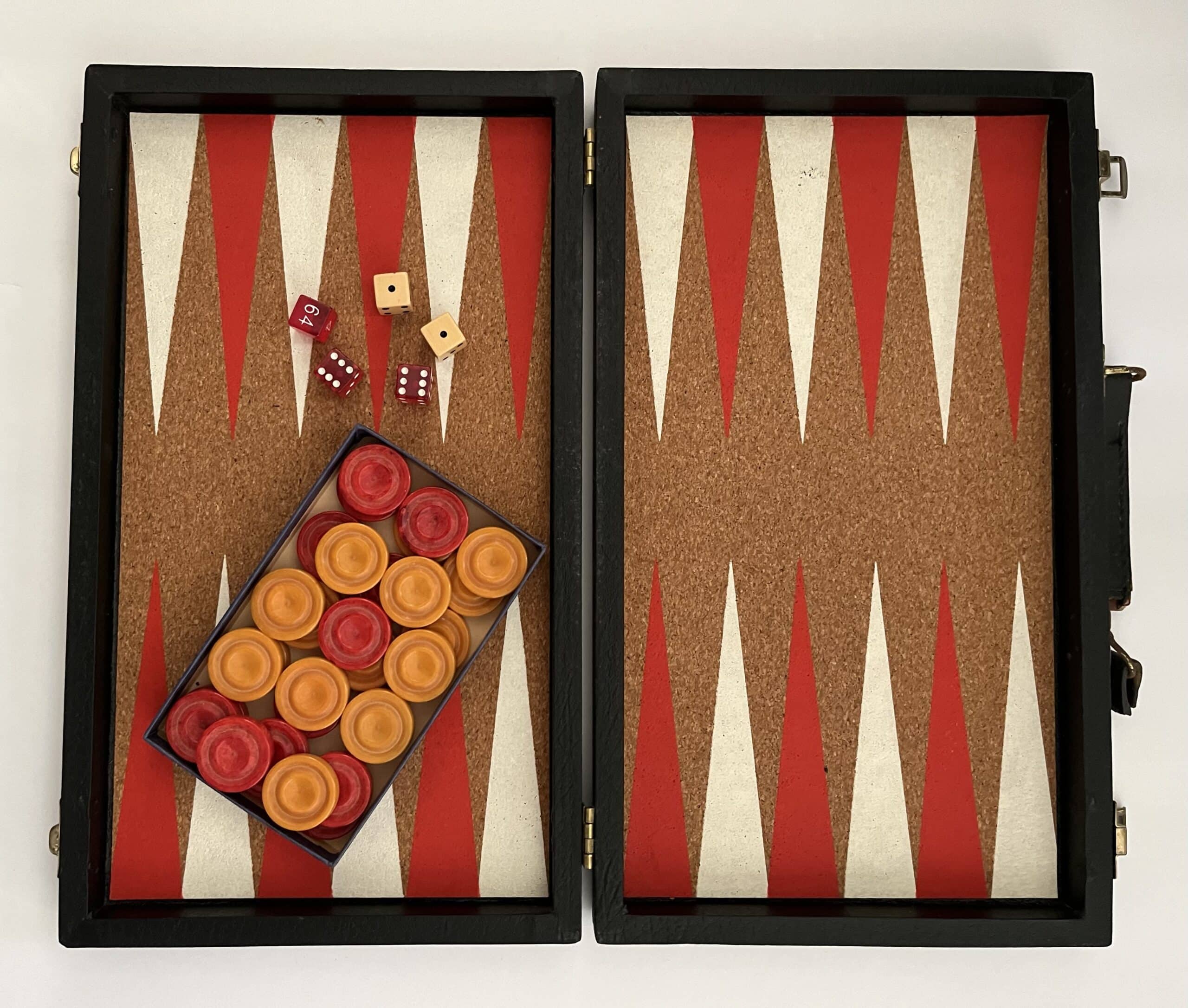 This 50-year-old backgammon set is far too swanky to remain closed up and stashed in a closet.