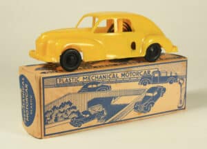 Luxor’s Jowett Javelin with box.