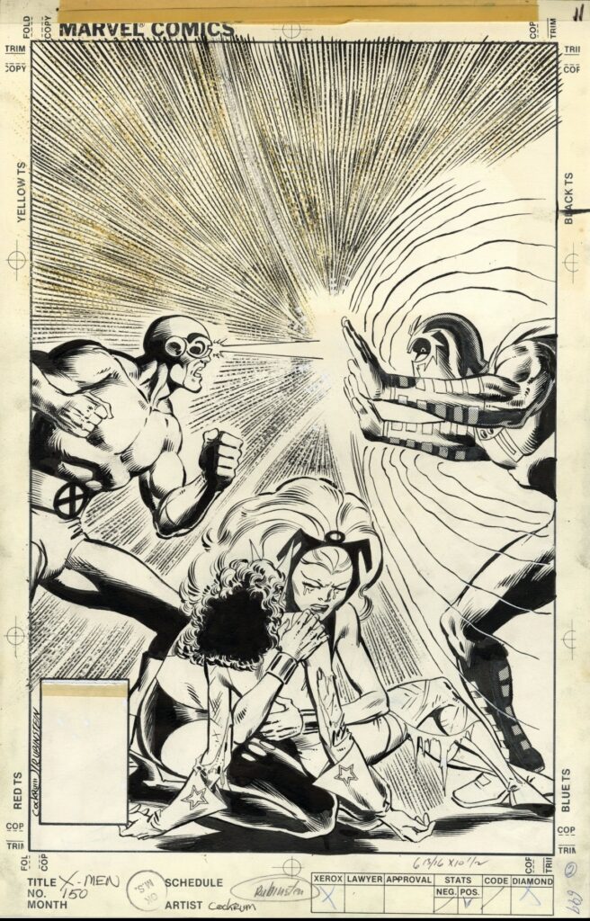 The X-Men #150 cover by Dave Cockrum sold for $356,627 at ComicConnect. Image courtesy of ComicConnect.