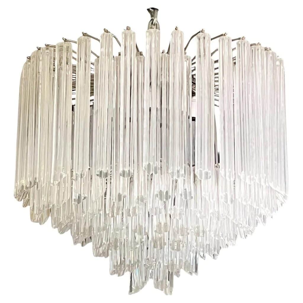 Glass pendant chandelier