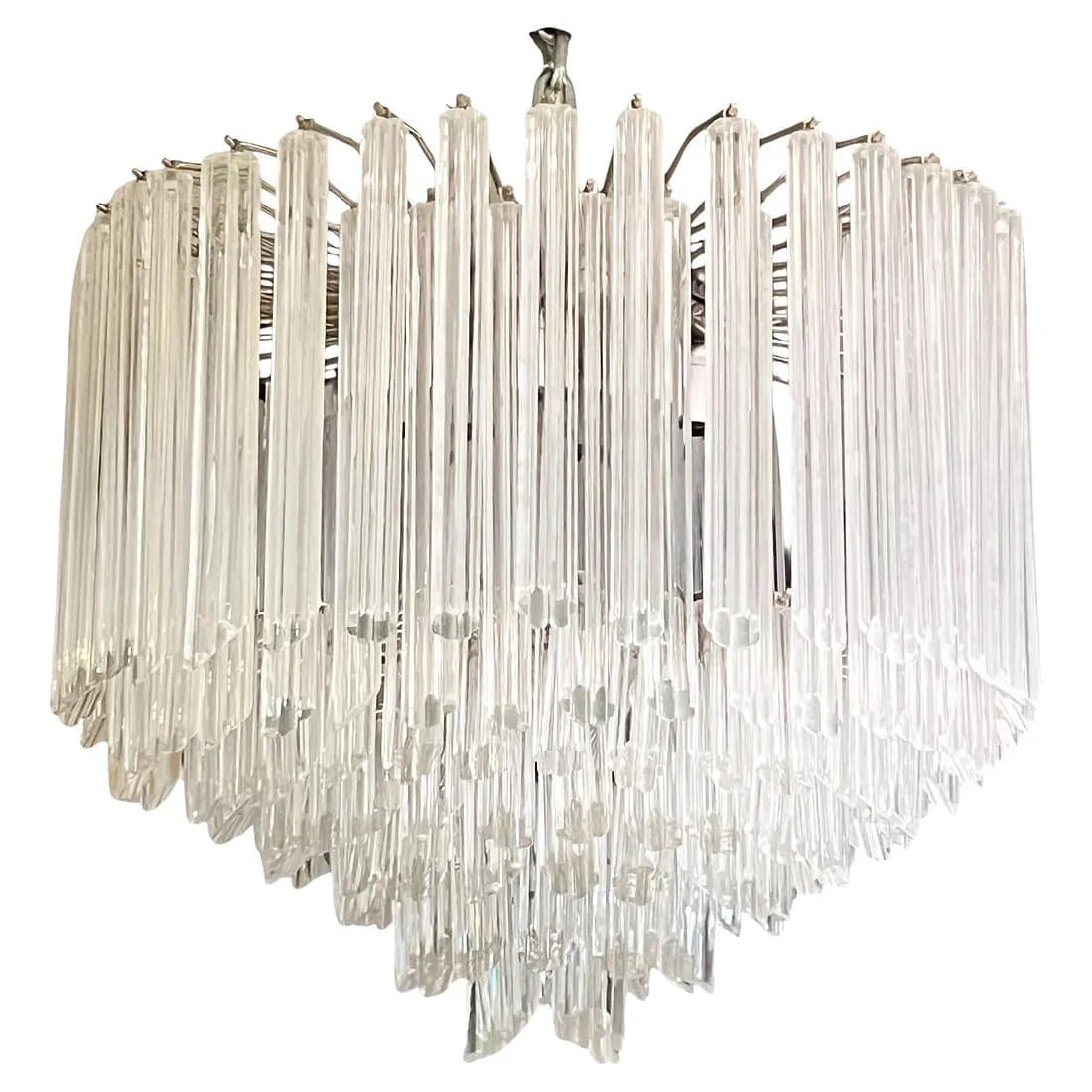Glass pendant chandelier