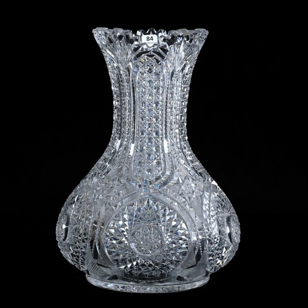 Cut glass Vase