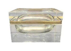 Murano hand-blown glass box, $1,000