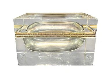 Murano hand-blown glass box, $1,000