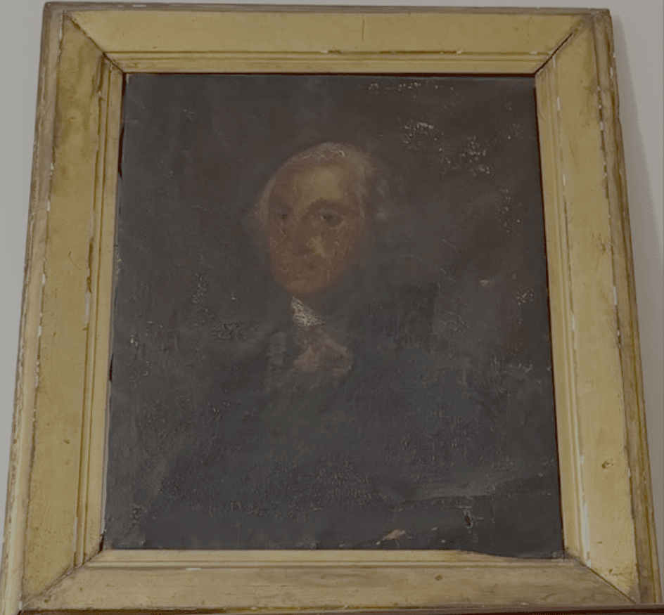 Portrait of George Washington. photo: Jessica Rickman