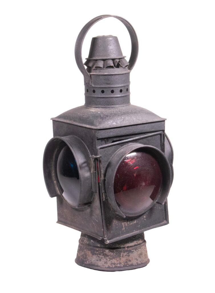 Early American Railroad Signal Lantern