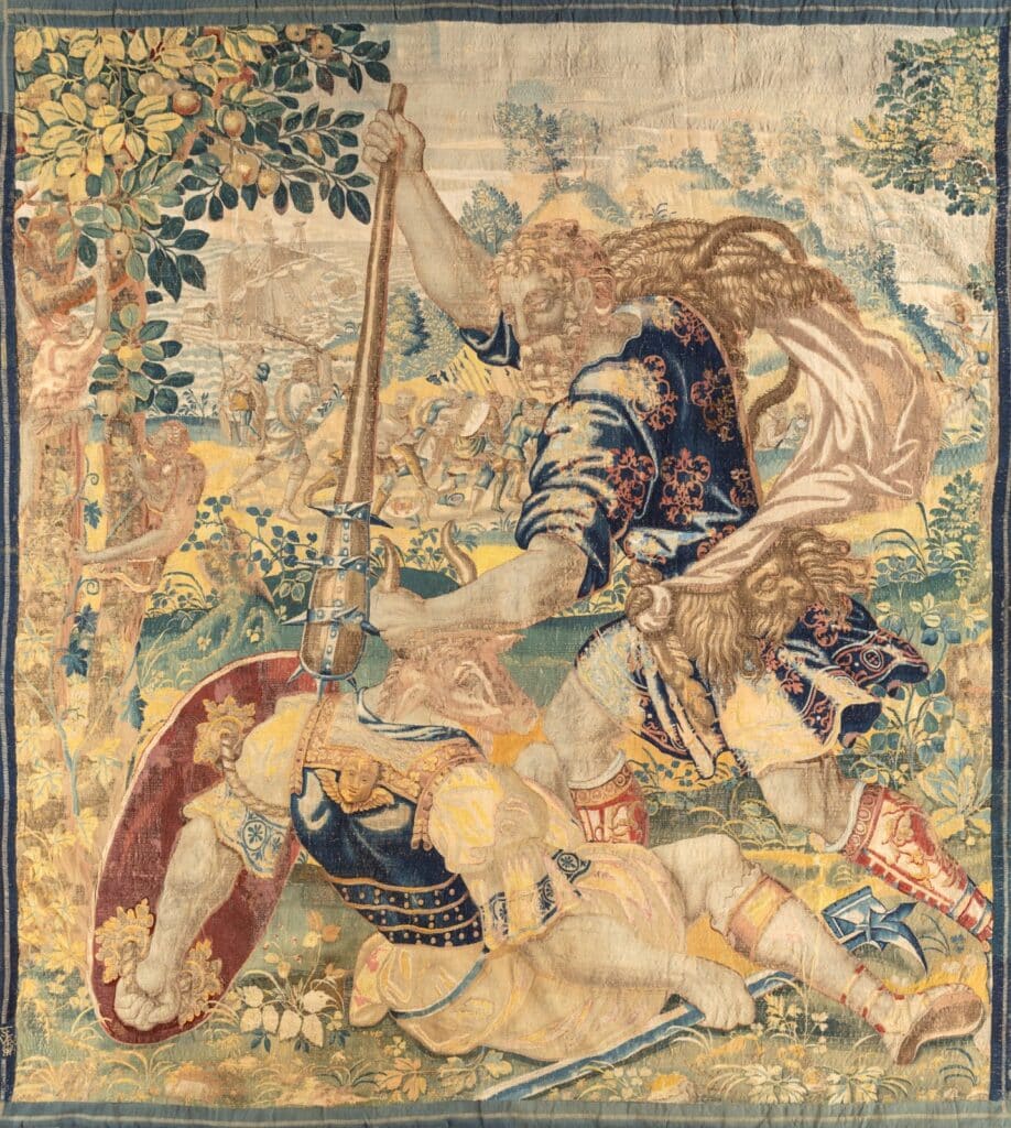 Oldest tapestry Brussels tapestry Belgium circa 1600