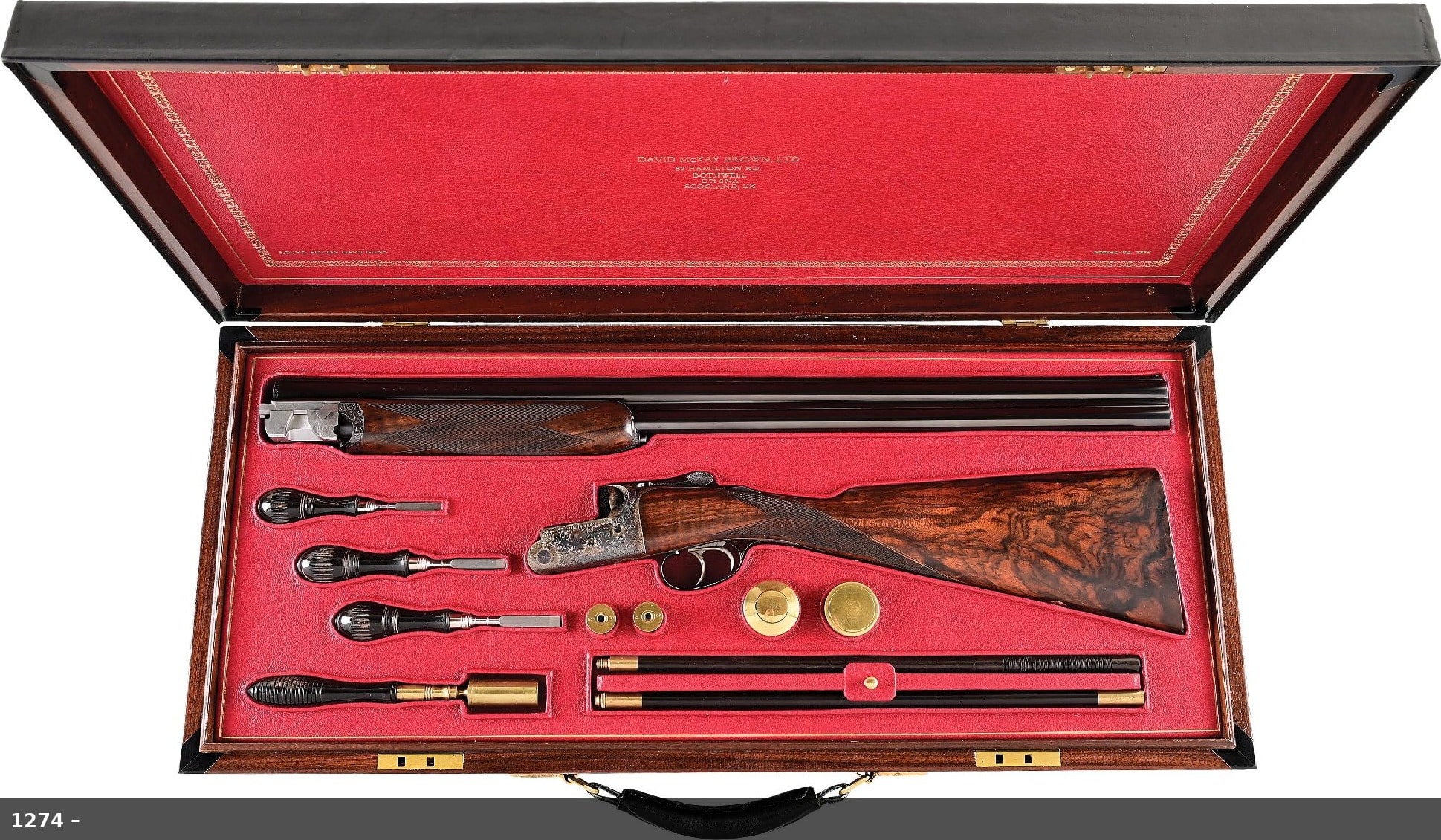 David McKay Brown 12 bore over/under shotgun, Lot 1274