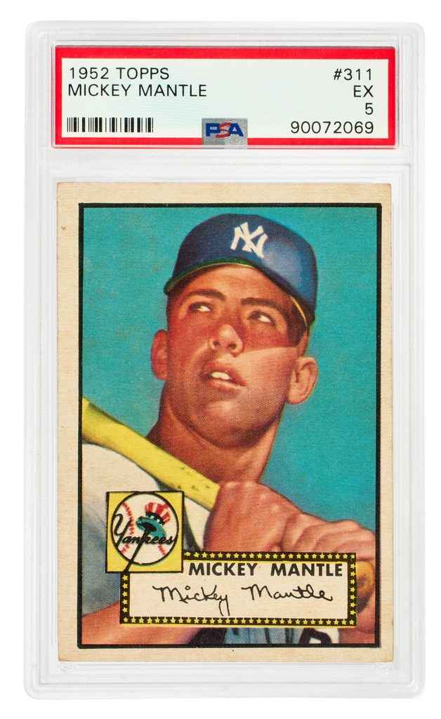 1952 Topps Mickey Mantle 311 Card