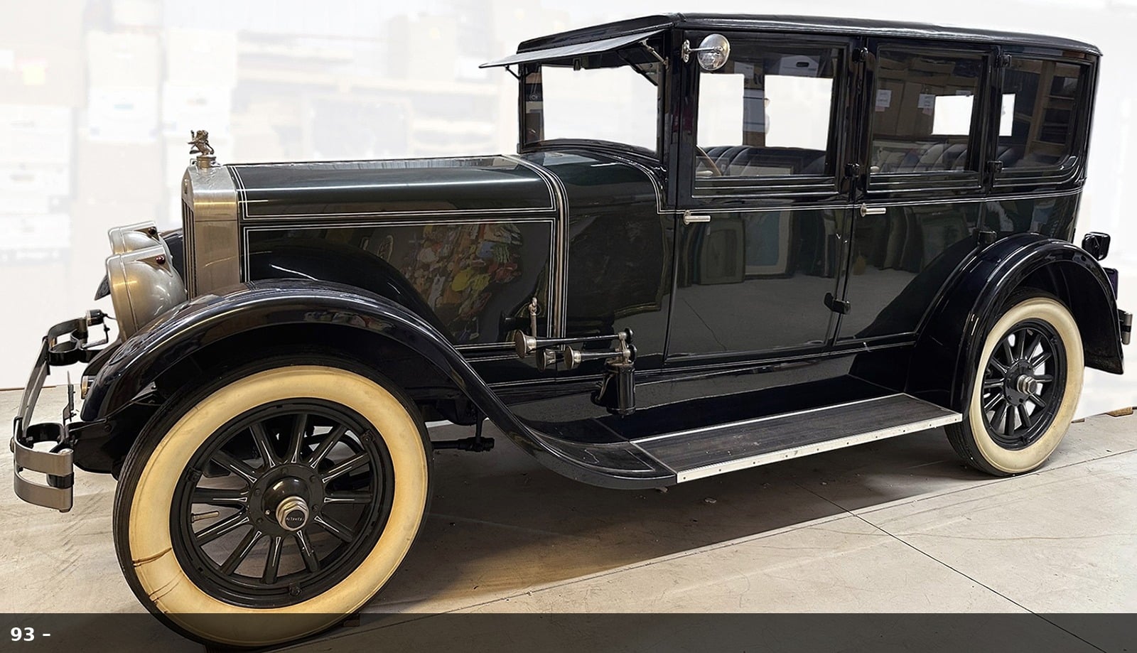 1929 Franklin Series 11 automobile, Lot 93