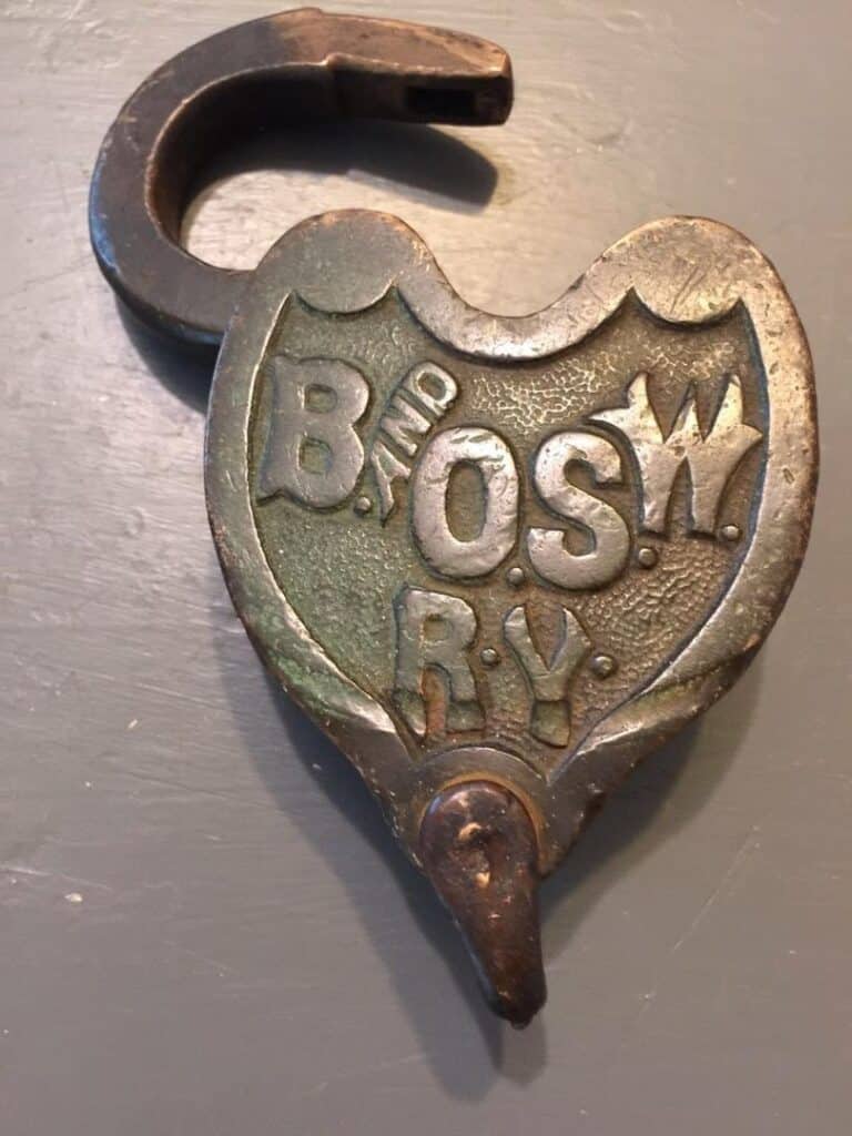 B and O Railroad Lock