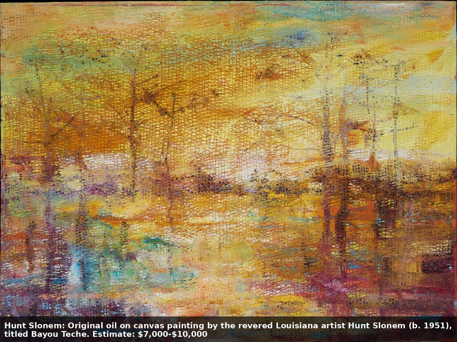 Hunt Slonem, Bayou Teche