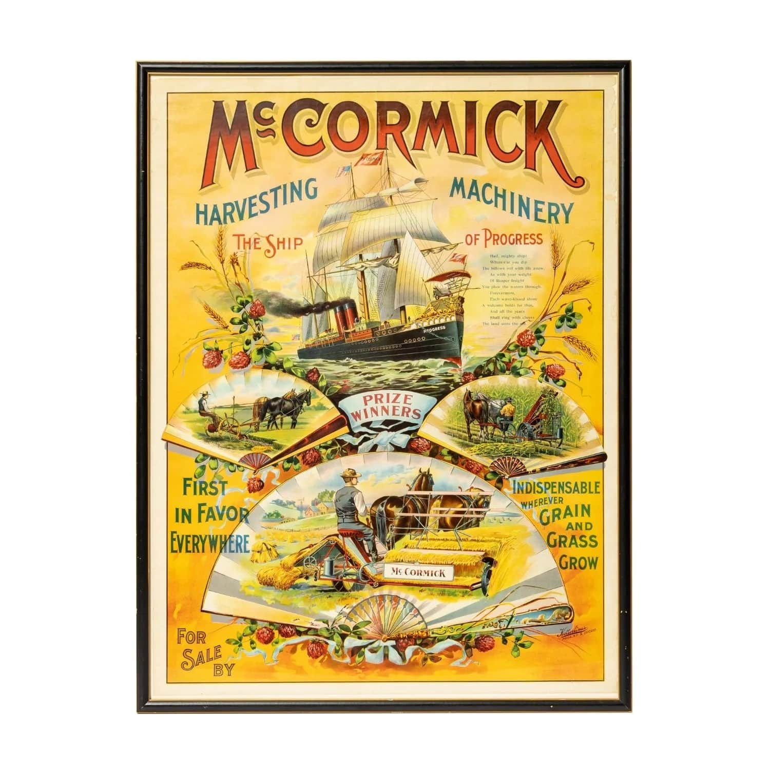 miller miller lot 80 mccormick poster