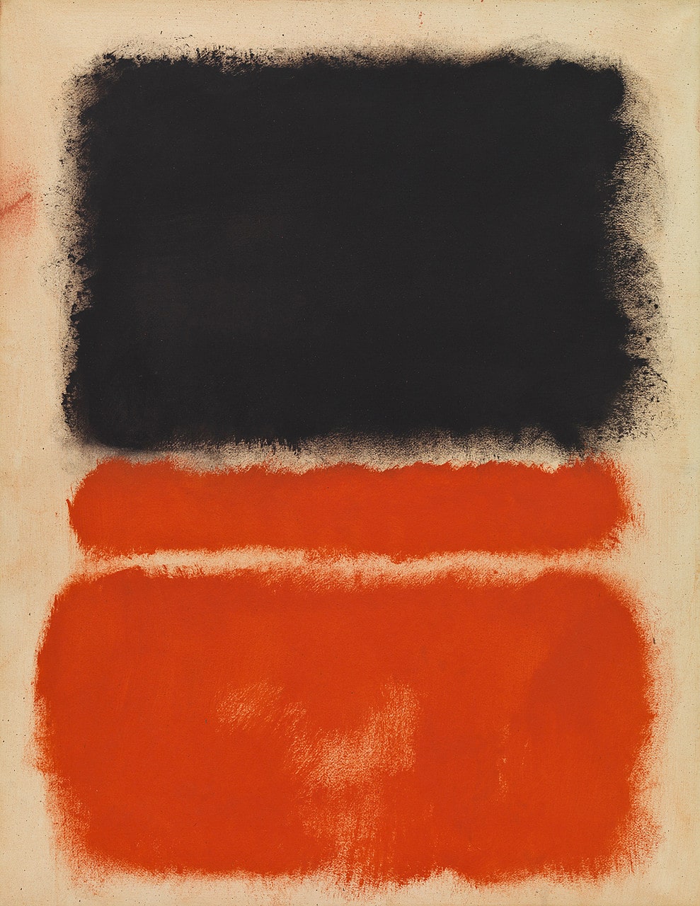 Red, 1968, by Mark Rothko (b. 1903, Dvinsk, Russia; d. 1970, New York), Oil on paper mounted on canvas. Solomon R. Guggenheim Foundation Hannelore B. and Rudolph B. Schulhof Collection, bequest of Hannelore B. Schulhof, 2012