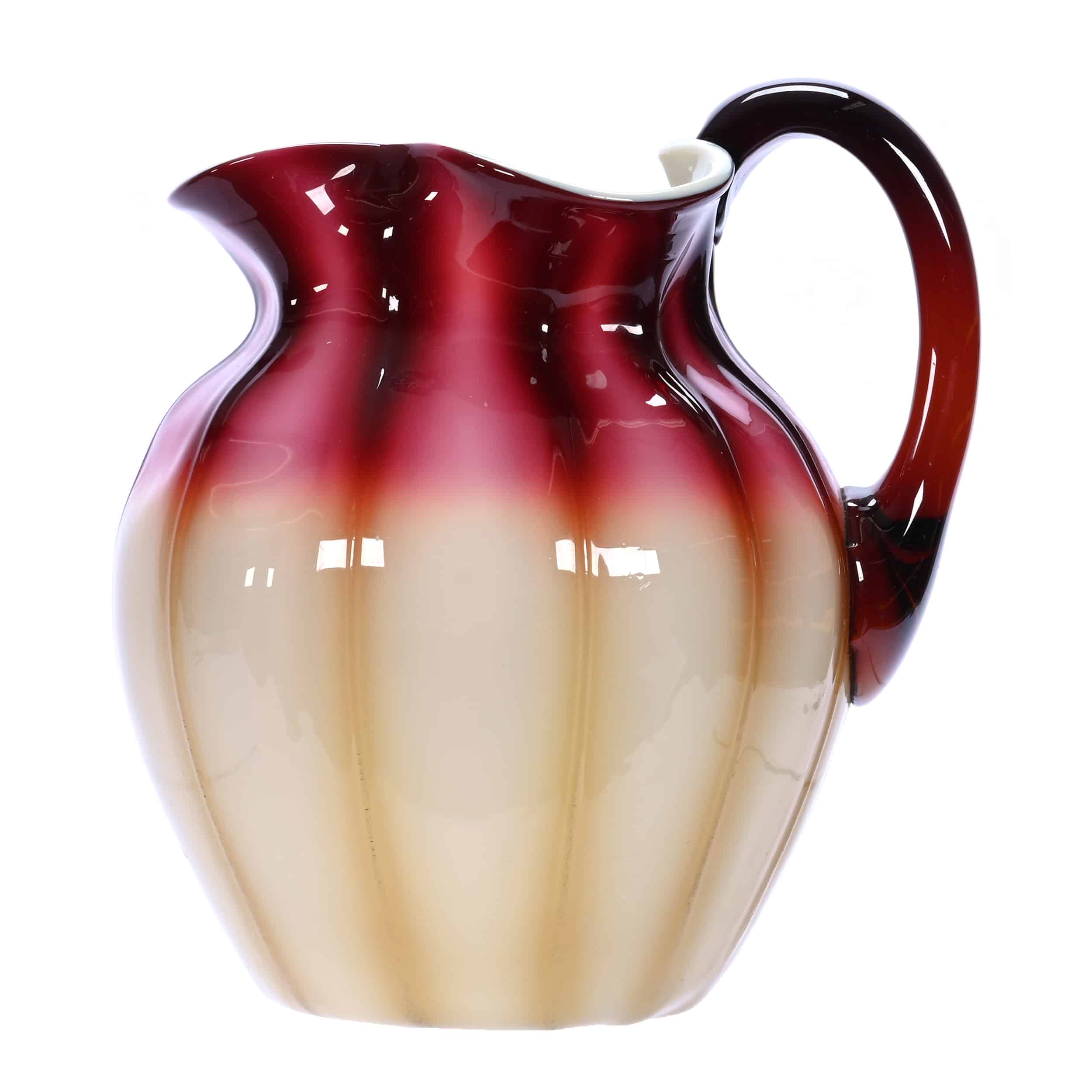 Amberina water pitcher