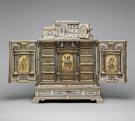 Cabinet by the workshop of Melchior Baumgartner, Augsburg, ca. 1655-59. The Metropolitan Museum of Art, Rogers Fund, 1903. Photo: Open Access, public domain.