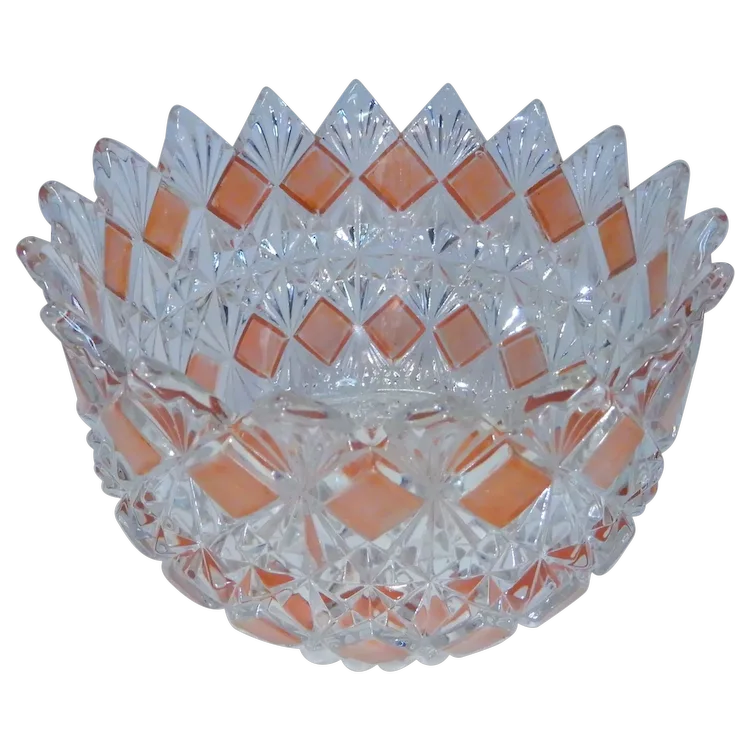 Early American Pattern Glass Bowl pic 1A 720 15.15 c785cc6b